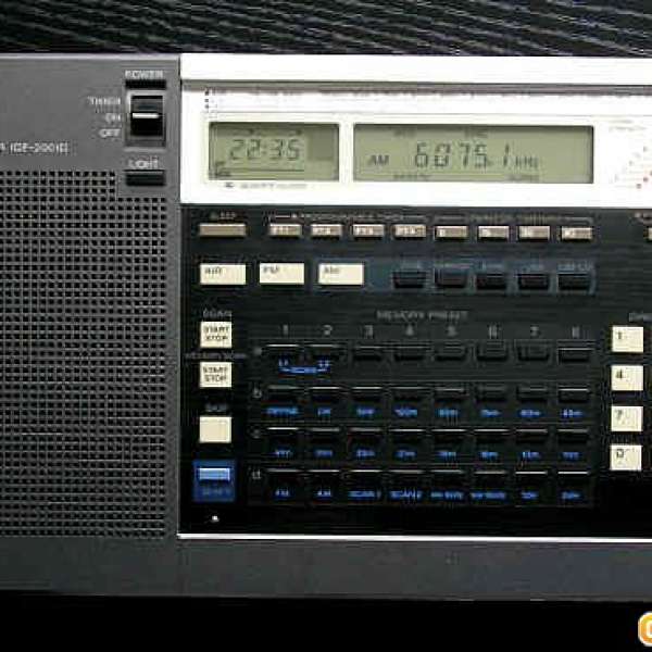 Sony ICF2001D 多頻道收音机