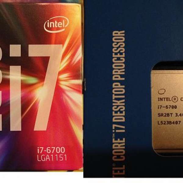 100%全新 未開封 Intel Core i7 6700