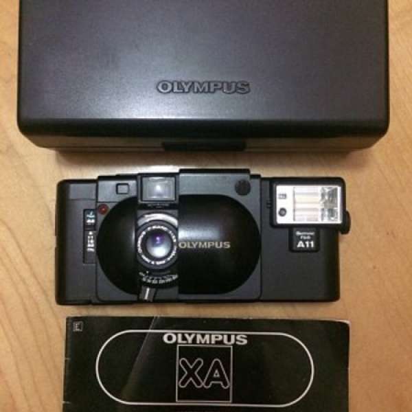 olympus Xa 2 輕便菲林相機 連原廠閃光燈及盒