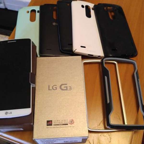 LG G3 32G 白色, 行貨, 有盒. 單卡.