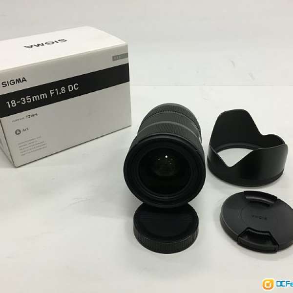 Sigma apsc 18-35mm f1.8 for Canon