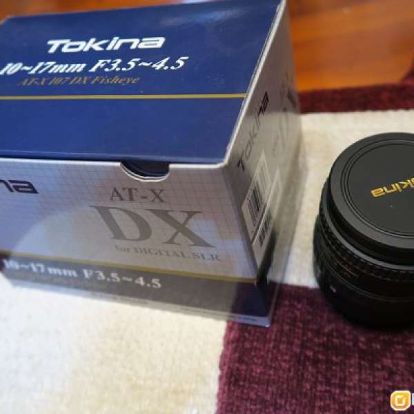 Tokina 10-17mm F3.5-4.5 DX fisheye For canon 變焦魚眼鏡頭