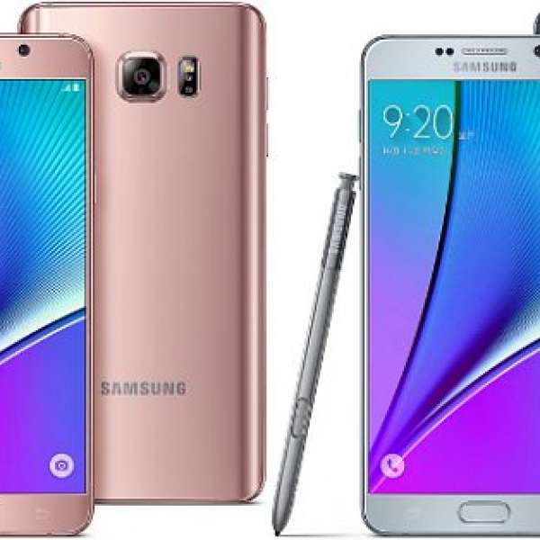 Samsung Galaxy Note 5 粉紅色32GB全新