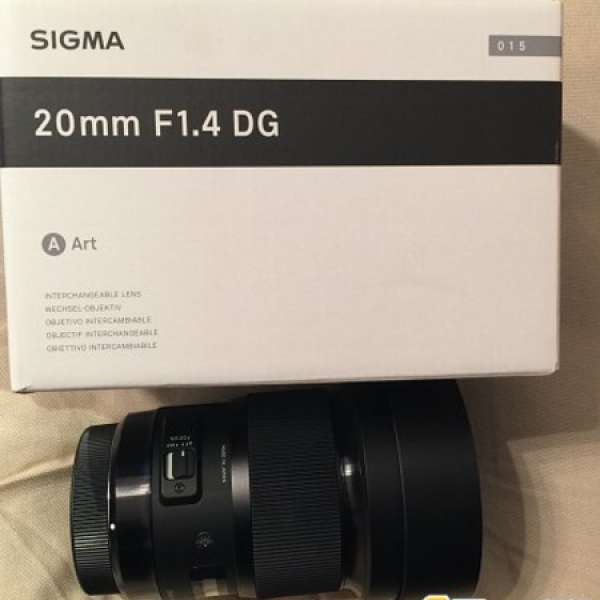 Sigma 20mm f/1.4 DG HSM Art Lens for Canon EF