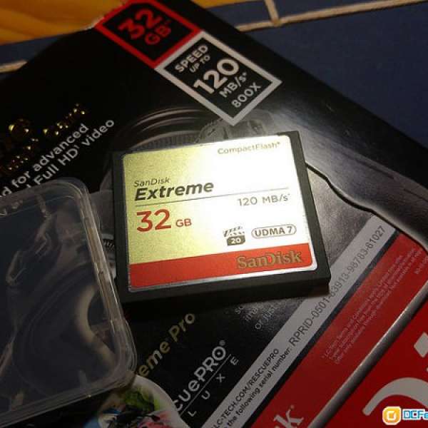 SanDisk Extreme CompactFlash(CF) Card 32G (120MB/s)