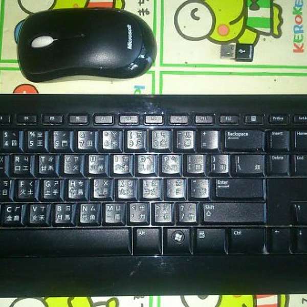 Microsoft Wireless Keyboard Mouse set 無線鍵盤滑鼠 Desktop 800