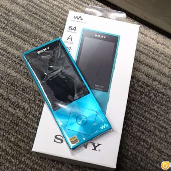 99%新行貨 Sony Walkman NWZ-A17 64GB 藍色 可插micro-sd卡 NFC 藍牙 齊全套原裝配...