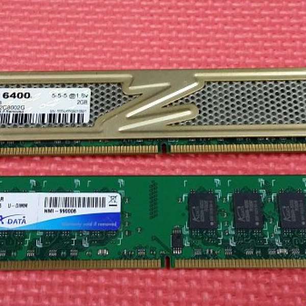 兩條 DDR2 800 2GB Ram