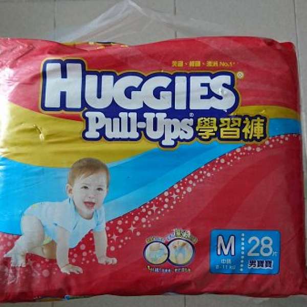 Huggies Pull-ups 學習褲中碼男寶寶28片裝