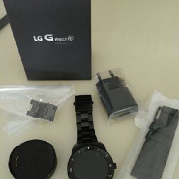 LG G Watch R 連鋼表帶 85% New