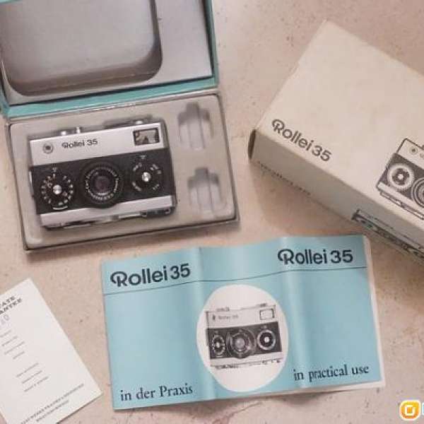 極罕有【世上最細的全機械135全片幅相機】 Rollei 35 First Edition 德國製 有測光