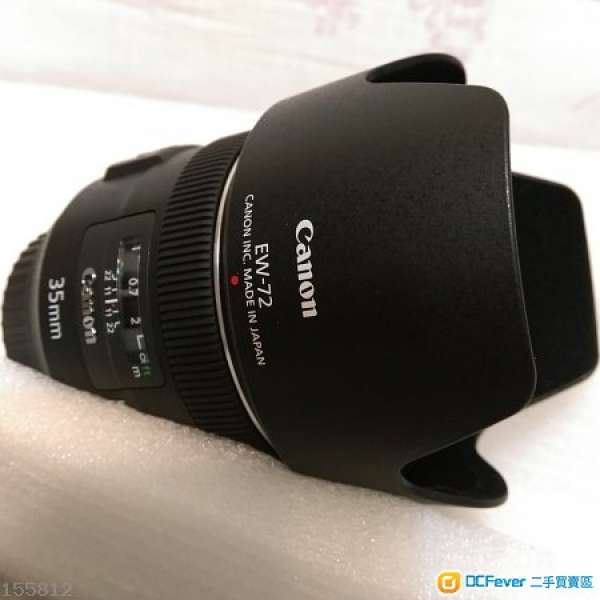 超新淨Canon EF 35mm f/2 IS USM (可交換70200 F4IS, Fujifilm XF lens)