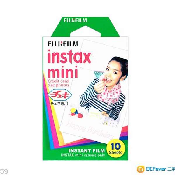 Fujifilm Instax Mini Film 富士即影即有白邊相紙20張 (1盒2 Pack)