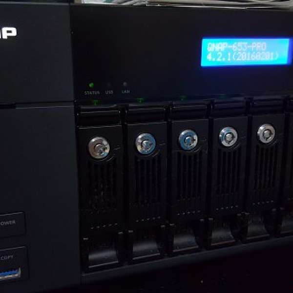 99%新 QNAP TS-653 Pro 6 BAY NAS 8GB RAM