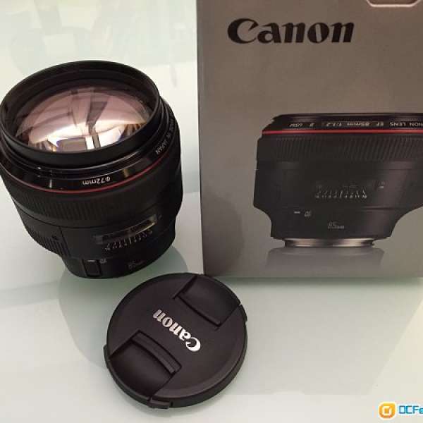 Canon EF85mm f1.2L ll USM 99%新，有保養