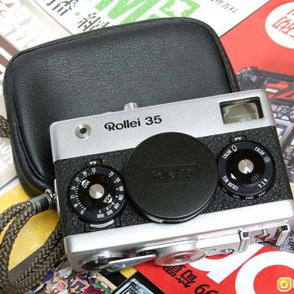 德國製 Rollei 35 Carl Zeiss 鏡頭經典相機，附原廠手繩，鏡頭蓋