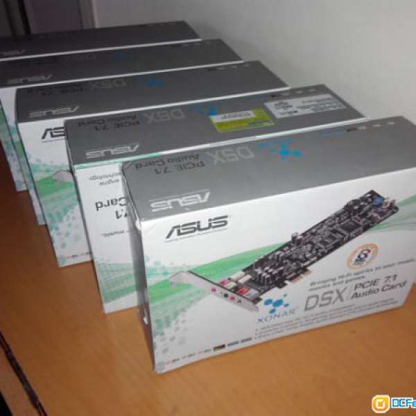 全新盒裝遊戲音效卡 Xonar DSX 7.1 公司貨尾 (全新配件)