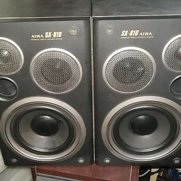 AIWA SX-810三路喇叭一對(跟原裝無爛面網一對)