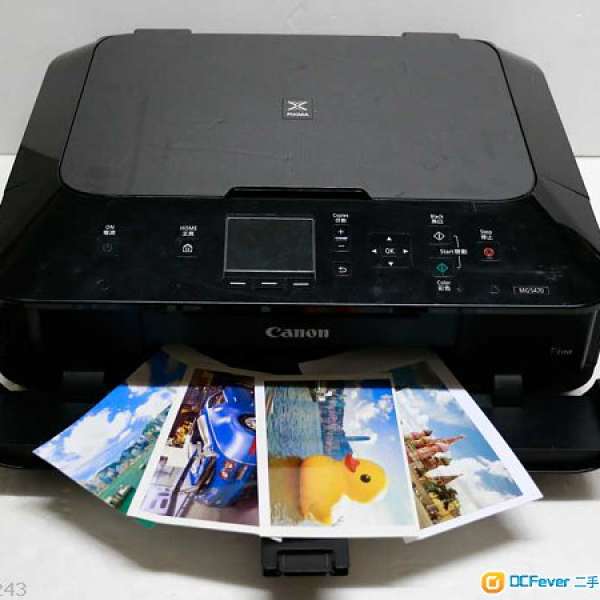 可印CD平用5色墨盒Canon MG 5470 Scan printer<經App直接用WIFI>