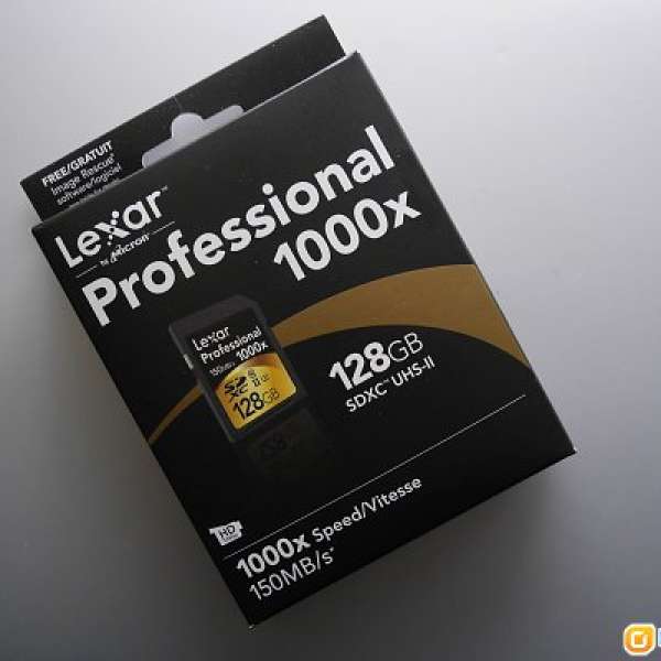 Lexar Professional 128GB 1000x SDXC SD Card (Sony A7RM2,Canon 5Ds,etc)