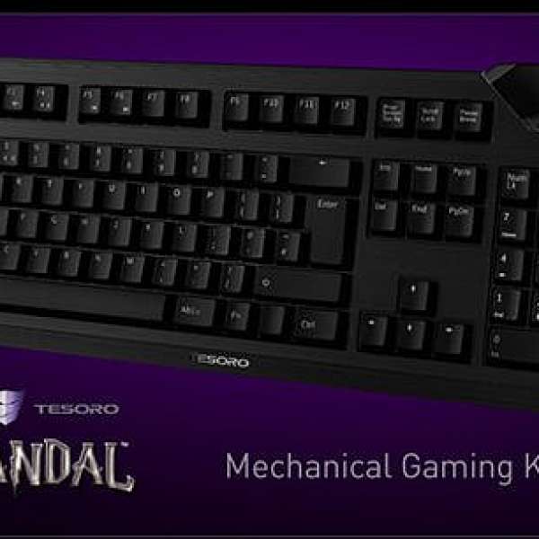 TESORO Durandal 機械式鍵盤Cherry MX 軸TS-G1N(青軸)-獨家發售-最後1套