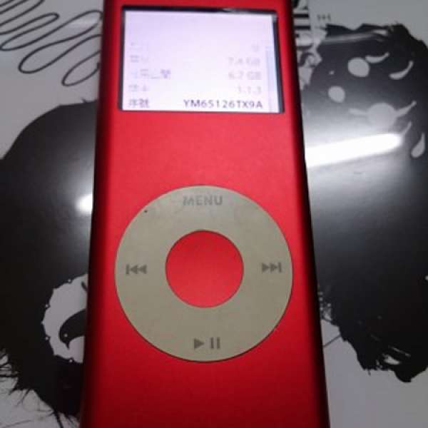 iPod nano 2紅色 8gb壞mon