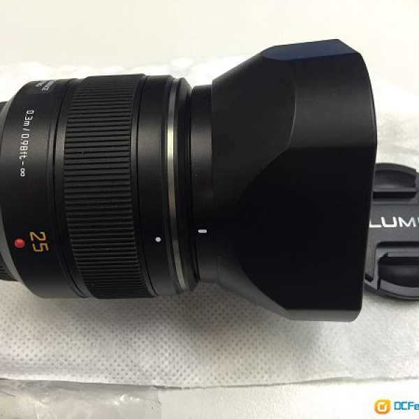 (95%新 日版) Panasonic Leica DG Summilux 25mm F1.4 ASPH m4/3 小奶