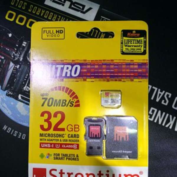 放全新Strontium 32gb and SanDisk SD Card