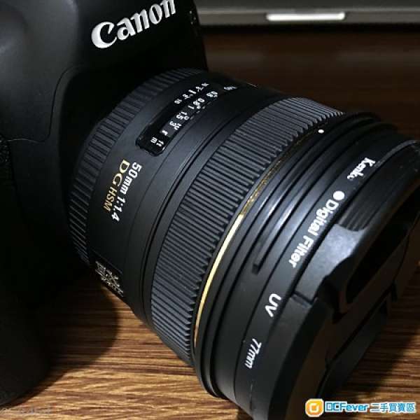 Sigma 50mm F1.4 EX DG HSM new version for canon 5d 6d 1d