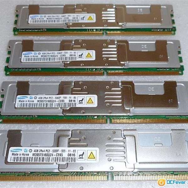 SAMSUNG 三星 4x4GB (16Gb) PC2-5300 DDR2-667 ECC FB Ram for Apple Macpro