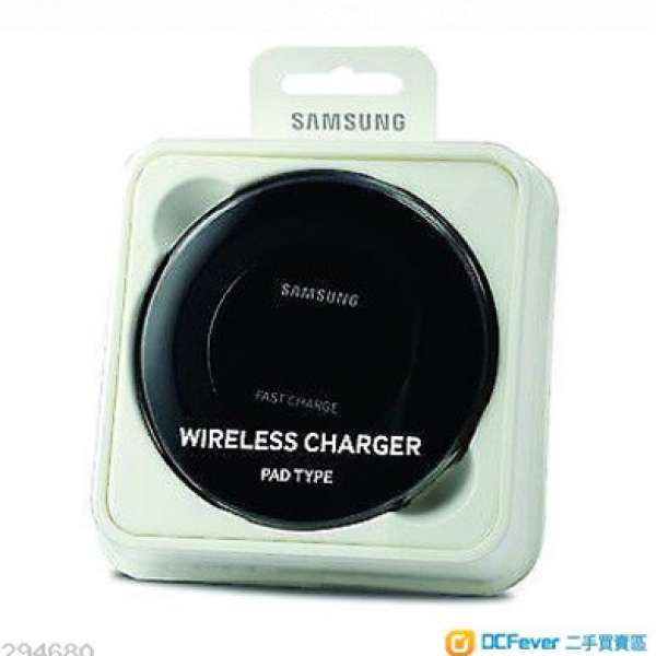 全新 原裝 Samsung Wireless Charger Pad (Black) 三星 無線充電 黑色 not note5