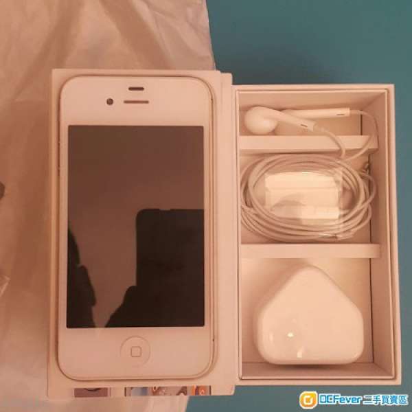 售物品: iphone 4S 16G (白色） 95%新