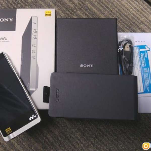 99%新行貨 Sony Walkman NWZ-ZX1 Hi-Res 無損音樂播放器 齊原裝配件 有盒 有Sony S...