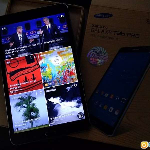 99% new Samsung Galaxy TabPRO 8.4 T320 16G Wifi版 黑色