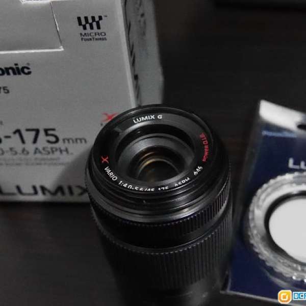 95% New Panasonic Lumix G X Vario 45-175 mm F4.0-5.6 ASPH 黑色