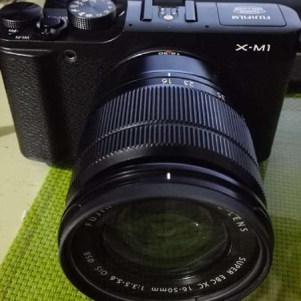 Fujifilm X-M1 XM1 (black) kit set & 16-50mm F3.5-5.6 ois + XF 27mm  水貨