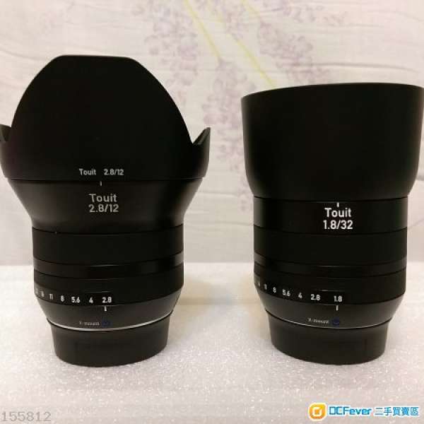 超新淨 Zeiss Touit X-mount 12mm/32mm