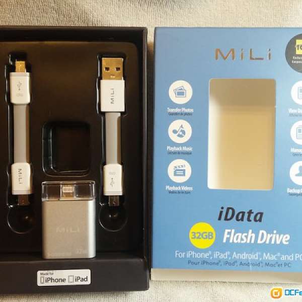MiLi iData 32GB (HI-D91) Flash Drive for iPhone 6／6plus