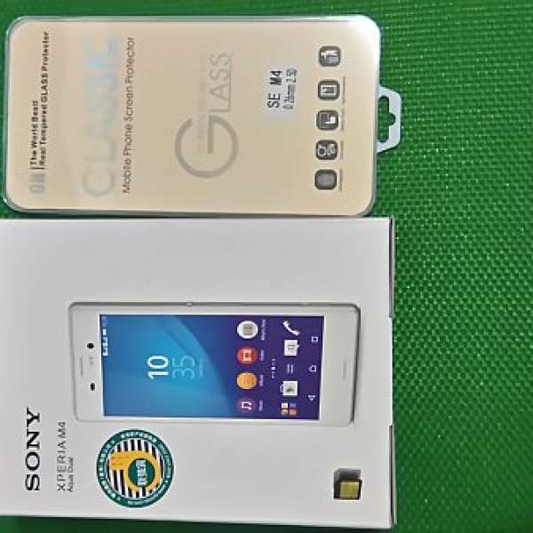 99%新白色行貨Sony m4 aqua正行貨長保用