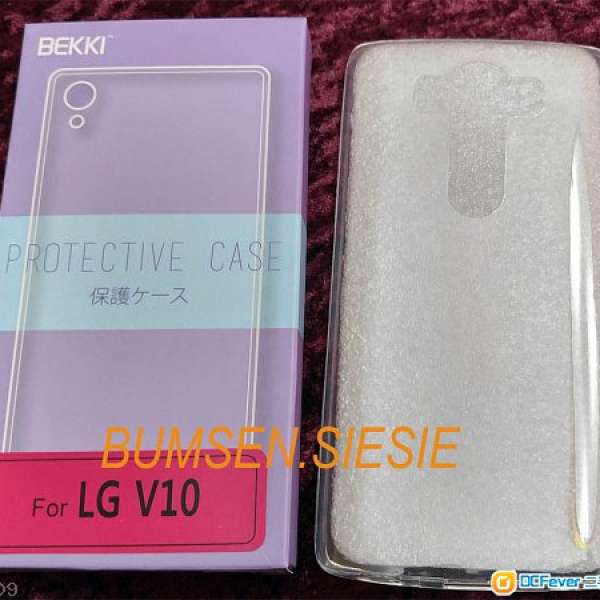 全新透明 LG V10 軟殼套 soft case (15元 只限平郵)