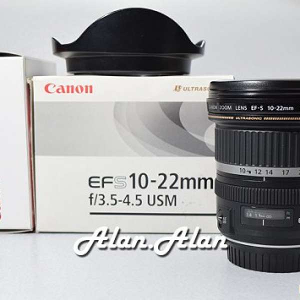 CANON EF-S 10-22mm f/3.5-4.5 USM ultra wide lens (EOS 合用，有保養)