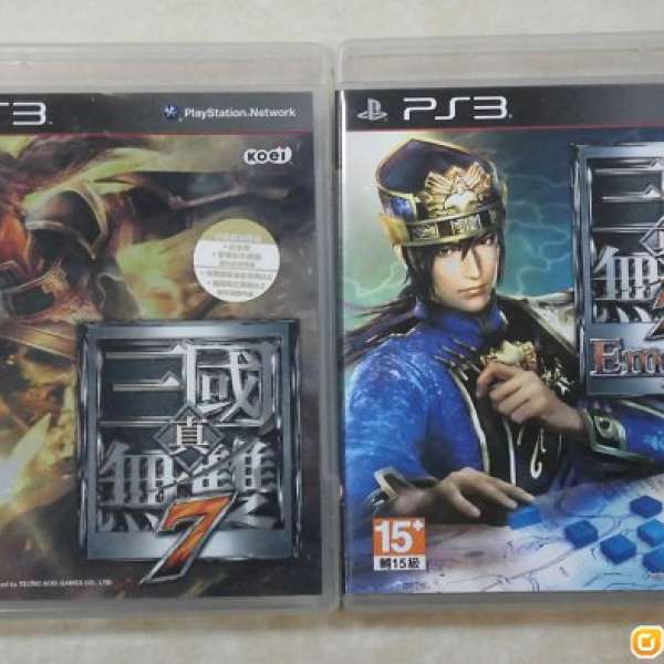 99% New PS3 三國無雙 7 + 三國無雙 7 Empires 中文版 共兩隻