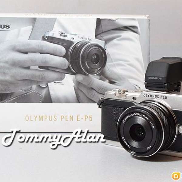 Olympus PEN E-P5 EP5 & M.ZUIKO DIGITAL 17mm F1.8 & VF-4 kit set (M43)