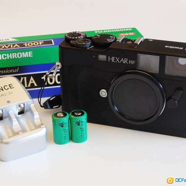 Konica Hexar RF Camera + Film/Charger/Batterys fit Leica lens