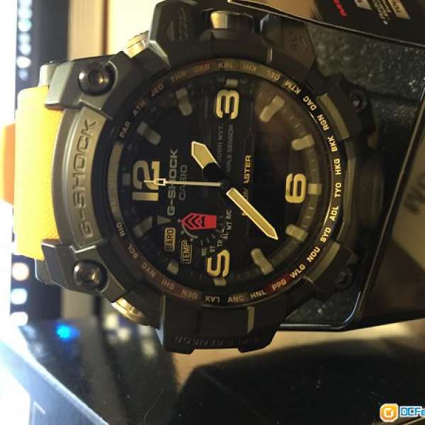 Gshock GWG-1000 黃色泥王