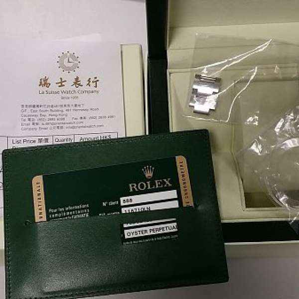 Rolex 116710LN 錄針香港行貨888亂碼95%新
