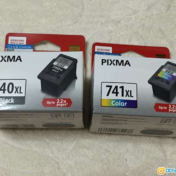 Canon PIXMA 740XL , 741XL墨盒（平讓）