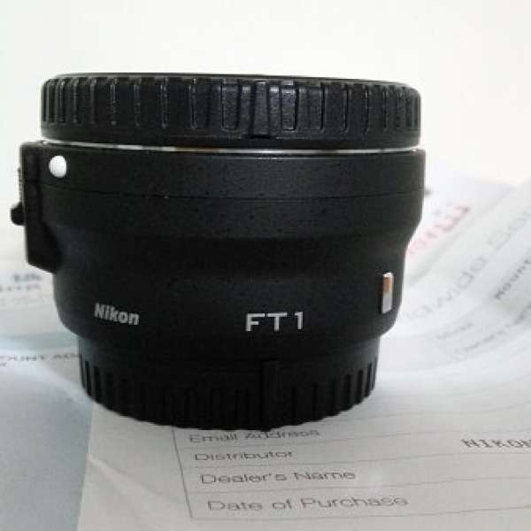 Nikon FT1 Mount Adaptor