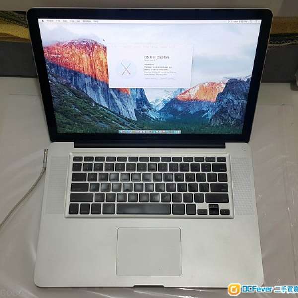MacBook Pro "Core 2 Duo" 2.4 15" 4GB 500GB NVIDIA 9600M 1440x900