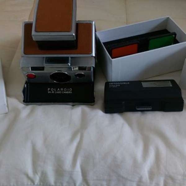 Polaroid SX-70  Original寶麗來即影即有相機 (from mint)+ MINT flash bar 2